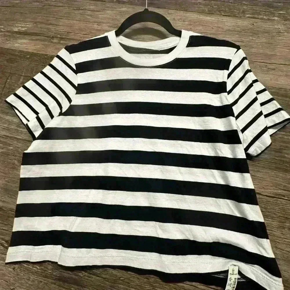 Madewell Other - Madewell Black and White Striped Short Sleeve Tee